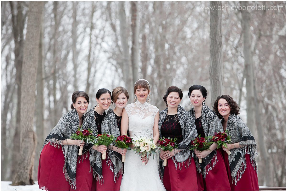 winter bridesmaid dresses