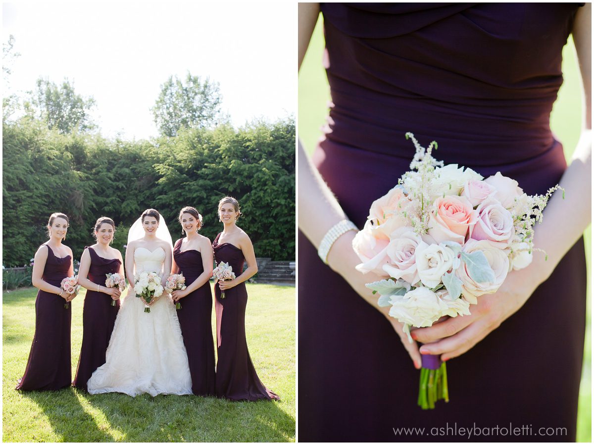 bridal party bouquets by Cassandre Snyder Events