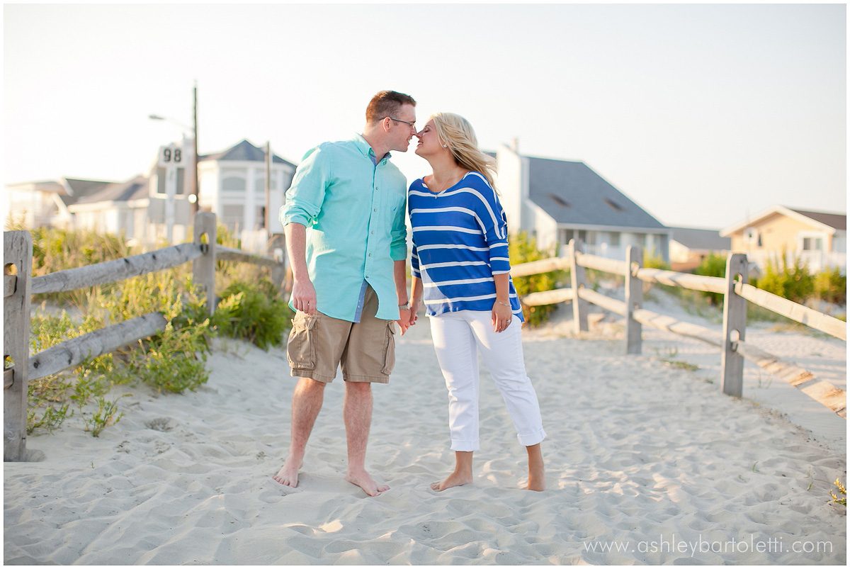 beach engagement session