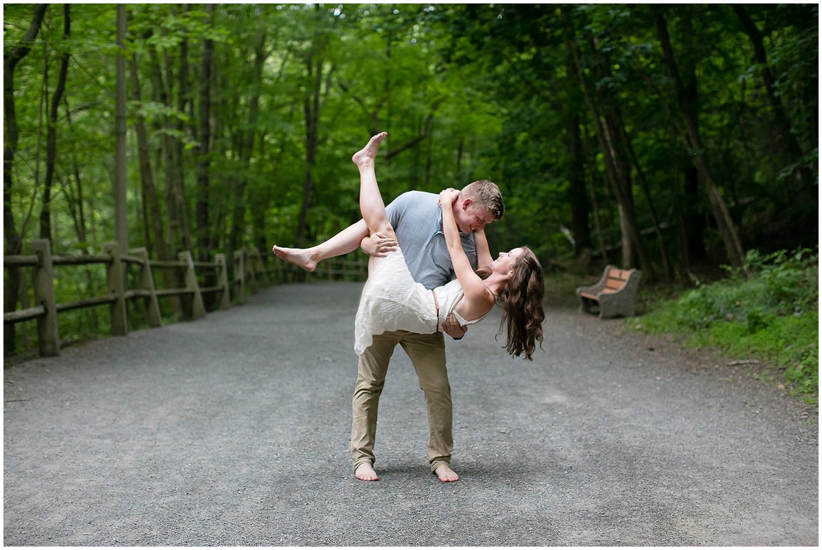 forbidden drive barefoot engagement session 