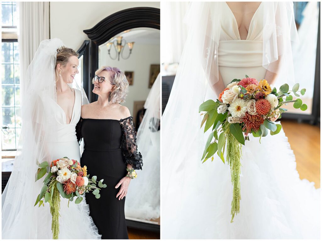 Parque wedding getting ready room natural light