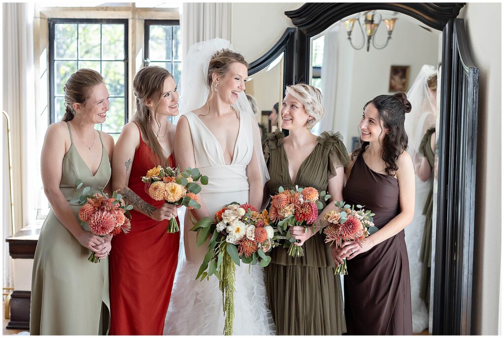 Parque wedding getting ready room natural light