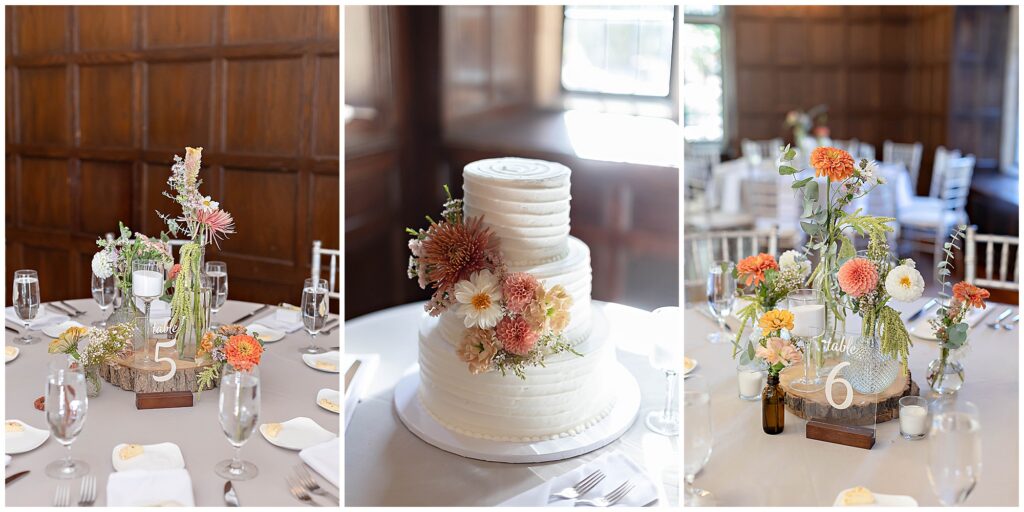 Parque reception details elegant wedding