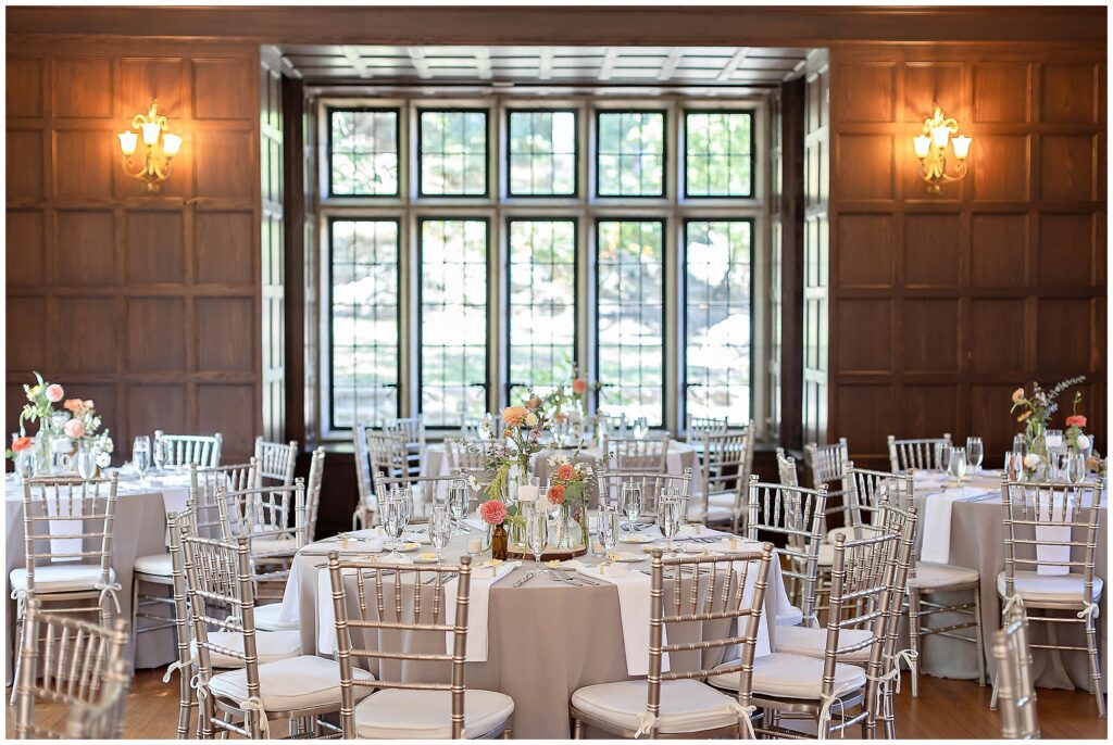 Parque reception details elegant wedding